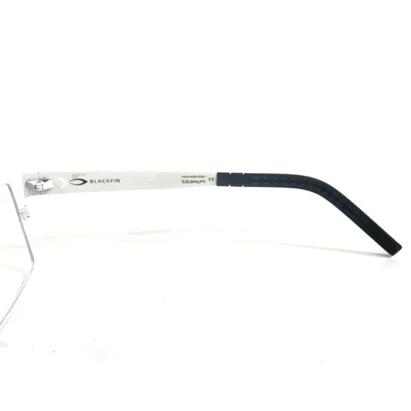 Blackfin Eyeglasses Frame BF705 OCEANSIDE COL.482 Matte Black White 54-14-145